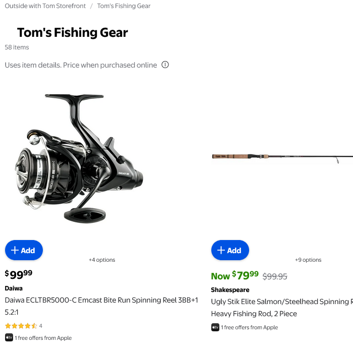 Tackle & Gear List